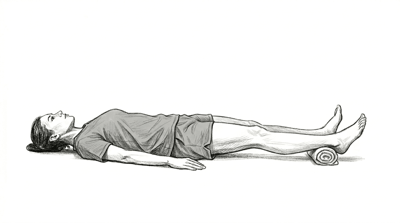 Step 2 for Hamstring Isometrics exercise