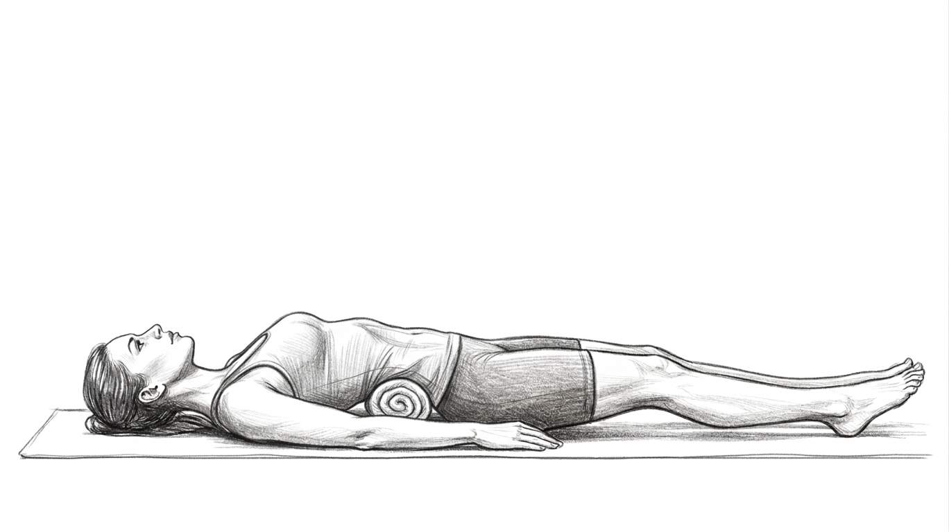 Step 2 for Abdomen Isometrics exercise