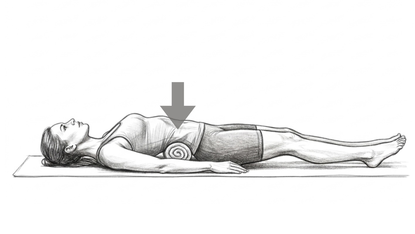 Step 3 for Abdomen Isometrics exercise
