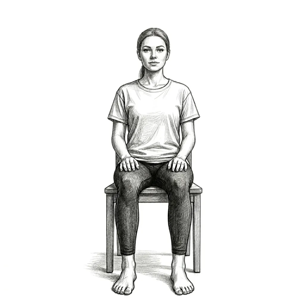 Step 1 for Cold Therapy Foot Roll exercise