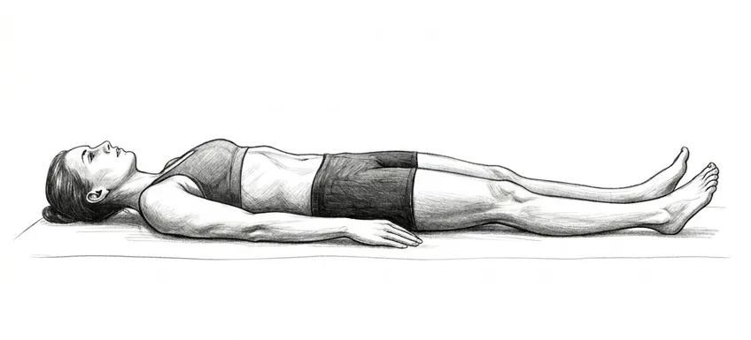 Step 4 for Heel slides exercise