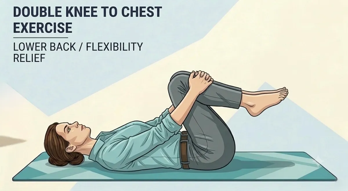 Double knee to chest stretch