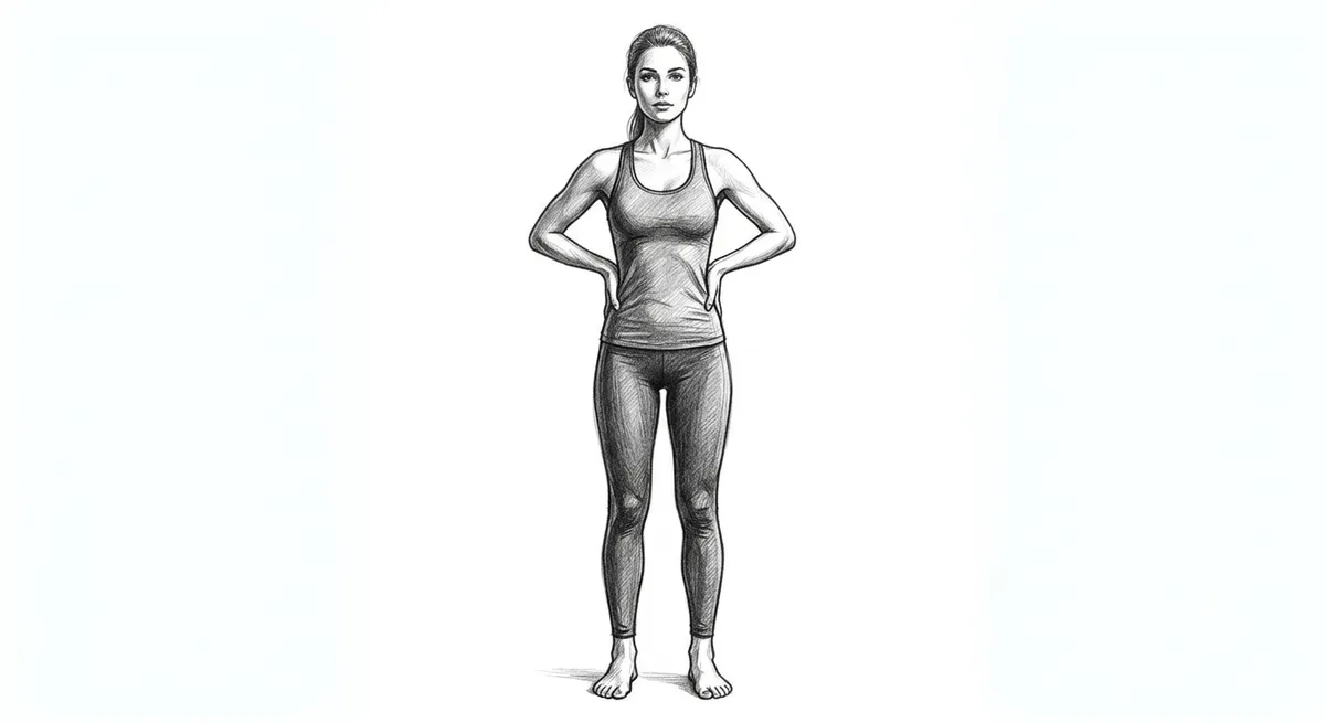 Step 1 for Standing Lumbar Extension exercise