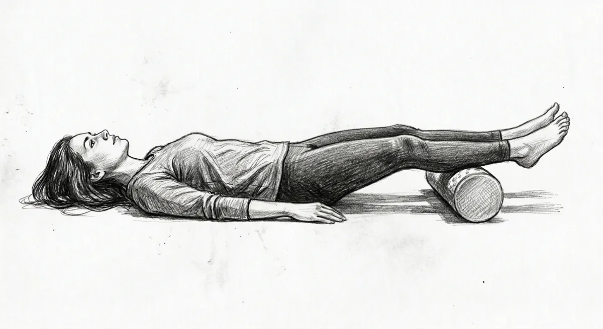 Step 2 for Elevated ankle pump exercise