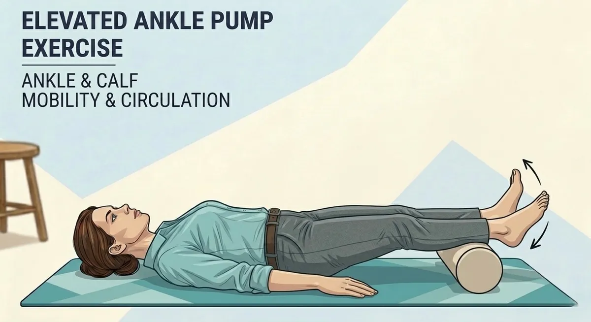 Elevated ankle pump