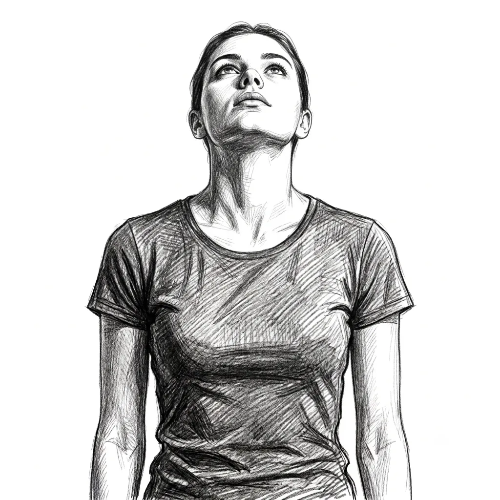 Step 2 for Neck extension exercise
