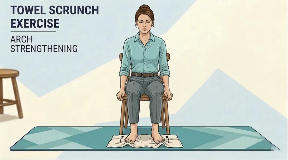 Towel Scrunch Excercise
