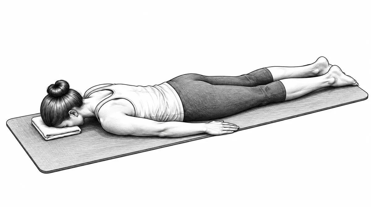 Step 1 for Prone I exercise