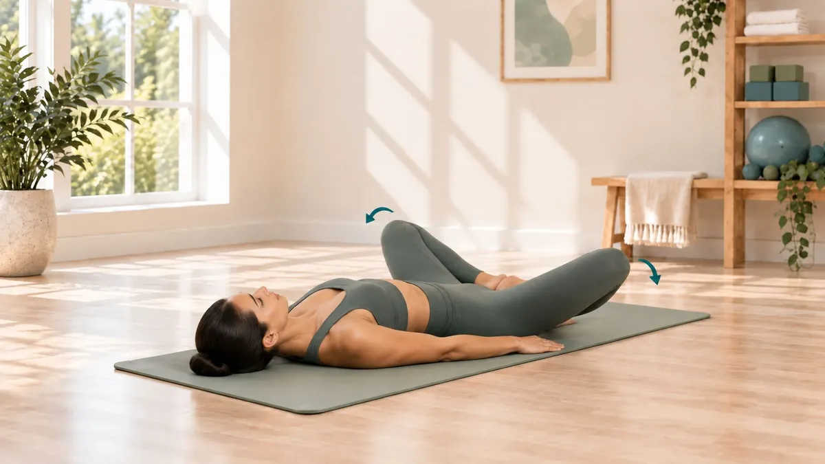 Supine Butterfly Stretch