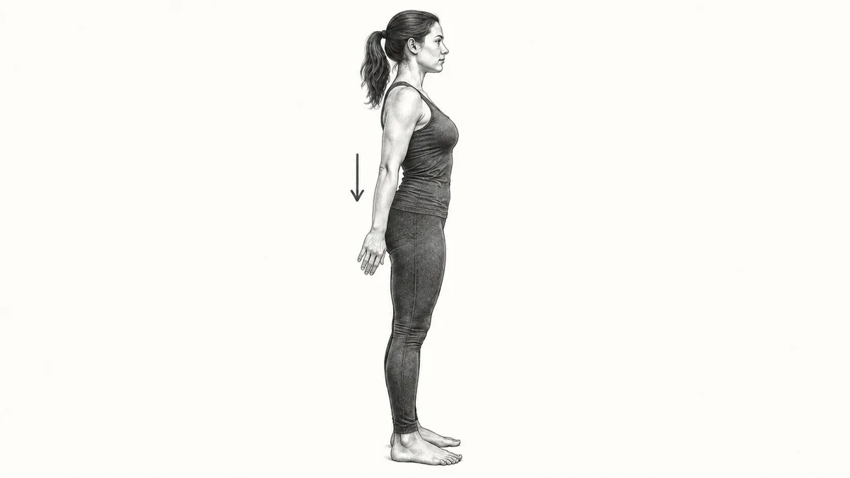 Step 4 for Anterior Deltoid Stretch in Standing exercise