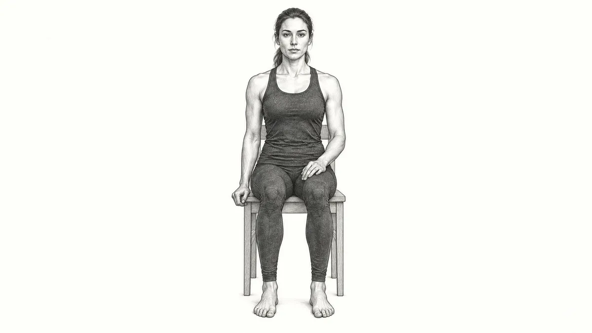 Step 1 for Levator Scapulae Stretch in Sitting exercise