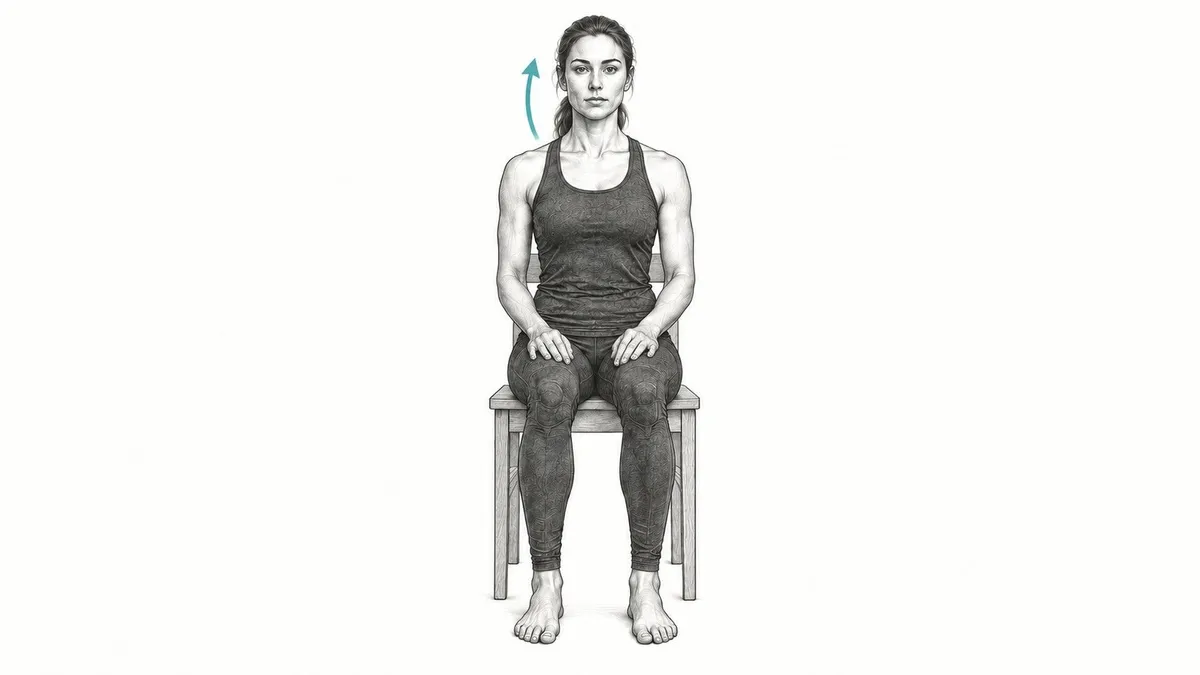 Step 4 for Levator Scapulae Stretch in Sitting exercise