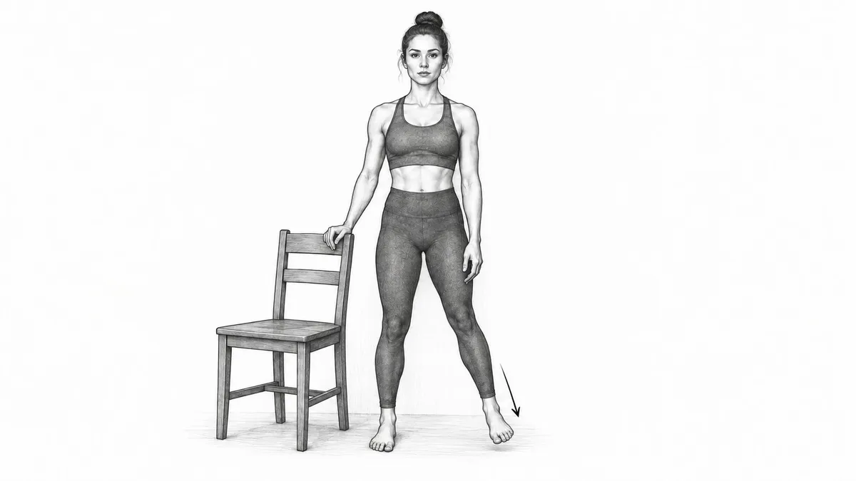 Step 4 for Standing Hip Abduction exercise