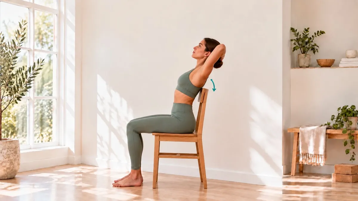 Seated Thoracic Extension over Chair Back