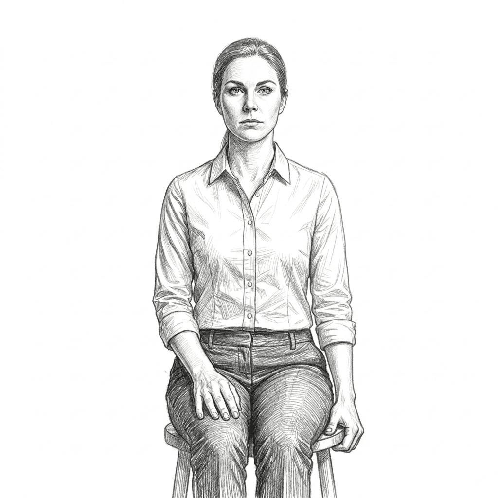 Step 2 for Upper Trapezius Stretch exercise