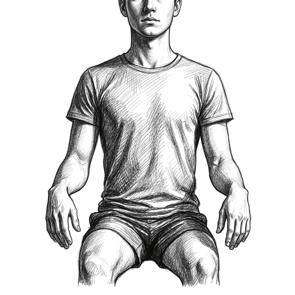 Step 1 for Wrist Circle  exercise